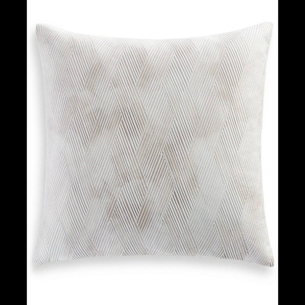 NEW Hotel Collection Lateral‎ Cotton (1) Euro European Pillow Sham
